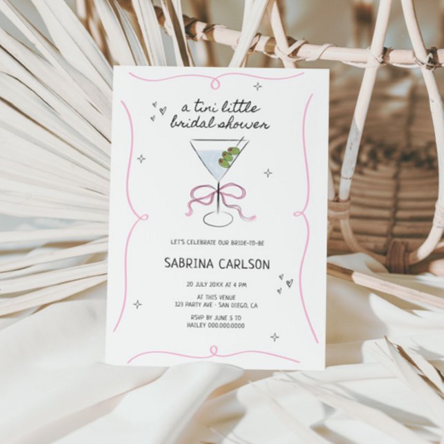 Invitación Una Pequeña Ducha De Novias Tini (Subido por el creador)