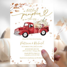 Una pequeña fiesta de bebé de calabaza