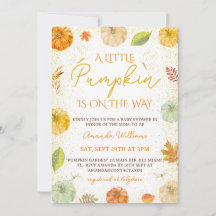 Una pequeña fiesta de bebé floral de otoño de cala