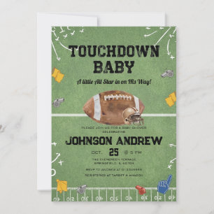 Invitación Una pequeña Fiesta de Cumpleaños de Fútbol America