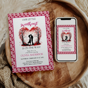 Invitación Una pequeña fiesta de San Valentín para enamorados