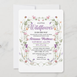 Invitación Una pequeña flor silvestre está en camino