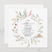 Una pequeña flor silvestre está en camino acuarela