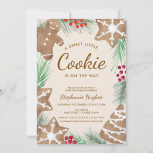 Invitación Una pequeña galleta dulce está en camino Baby Show
