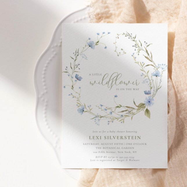 Invitación Una pequeña jovencita de boho verde (Subido por el creador)