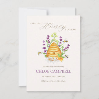 Invitación UNA PEQUEÑA MIERDA DULCE ESTÁ EN CAMINO DE Baby Sh