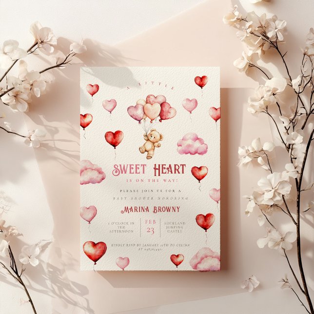 Invitación Una pequeña novia está en camino a la ducha de beb (Subido por el creador)