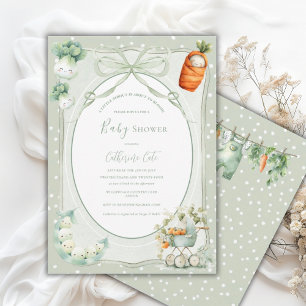 Invitación Una pequeña plántula está en camino Baby Shower