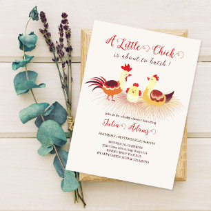Invitación Una pequeña pollita a punto de eclosionar Fiesta d