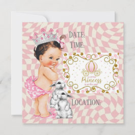 Invitación Una pequeña princesa está en camino. 