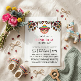 Invitación Una pequeña Señorita está en camino Baby Shower