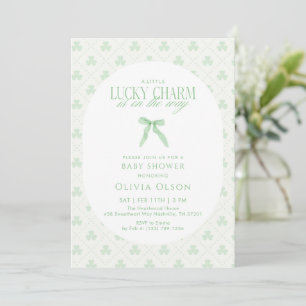 Invitación Una pequeña suerte está en camino Baby Shower