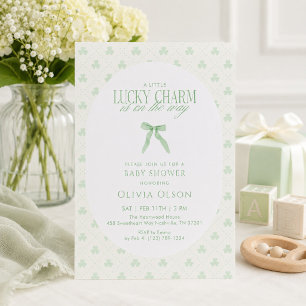 Invitación Una pequeña suerte está en camino Baby Shower