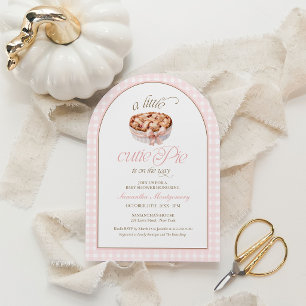 Invitación Una pequeña tarta adorable está en camino Baby Sho
