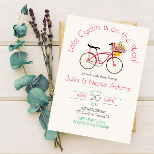 Invitación Una pequeña y linda aventura de safari de ciclista