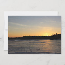 Invitación Una puesta del sol congelada