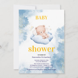 Invitación Una recepción para nuestro osito