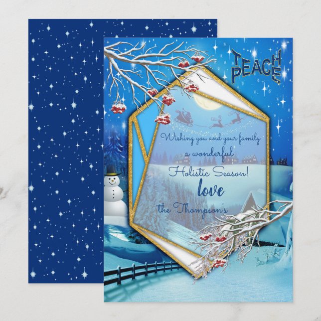 Invitación Una temporada holística (Anverso / Reverso)