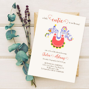 Invitación Una ternura está en camino baby shower