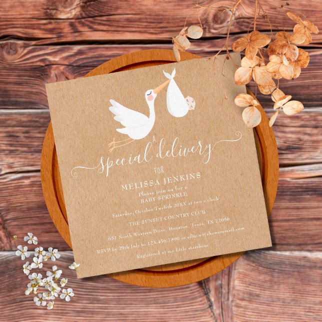 Invitación Una tienda de distribución especial Baby Shower/Sp (Subido por el creador)