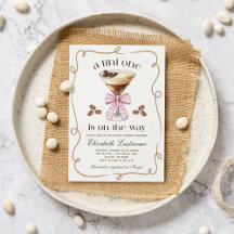 Una Tini Una Fiesta de Bebé de Martini de Espresso