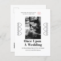 Invitación una vez a un boda
