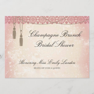 Invitación Una vez en Champagne Brunch Bridal Shower