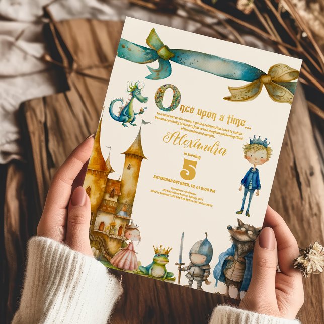 Invitación Una Vez, Fairytale Castle Baby Shower (Subido por el creador)