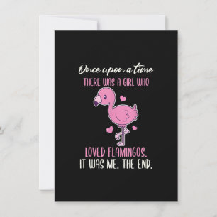 Invitación Una Vez Hubo Un Chica Que Amaba Los Flamingos