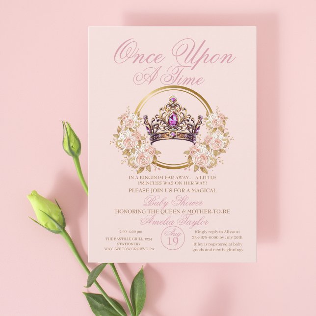 Invitación Una vez, la niña ducha (Subido por el creador)