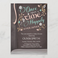 Una vez por el tiempo el libro de cuentos invitaci