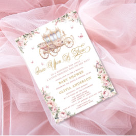 Invitación Una Vez, Princess Carrie Baby Shower