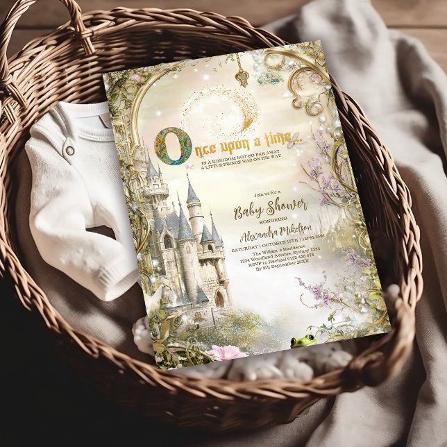 Invitación Una vez, un castillo de cuento de hadas (Subido por el creador)