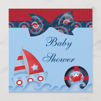 Invitación Una vida marina para niños en Baby Shower