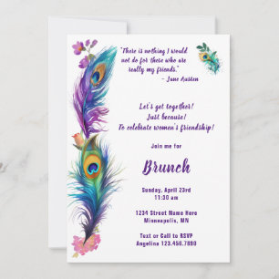Invitación Unámonos para celebrar la amistad de las mujeres