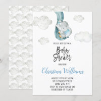 Unas nubes elefantes cúrgenes Sky Neutral Baby Sho