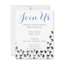 Únase a que nos la cena del ensayo invita al gris