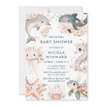 Under the Sea Animals Baby Shower