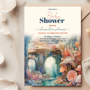 Invitación Under the Sea Animals Baby Shower