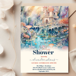 Invitación Under the Sea Animals Baby Shower