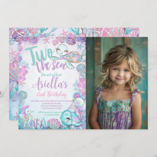 Invitación Under the Sea Animals Birthday Invitation