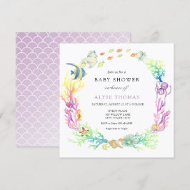 Invitación Under the Sea Baby Shower