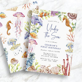Invitación Under the Sea Baby Shower