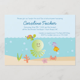 Invitación Under the Sea Baby Shower