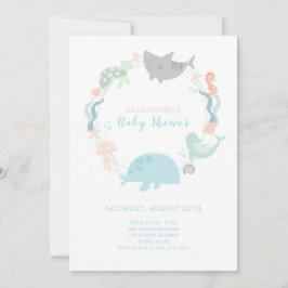 Invitación Under the Sea Baby Shower Invitation