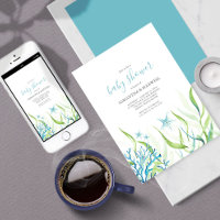 Under the Sea Blue and Green Baby Shower