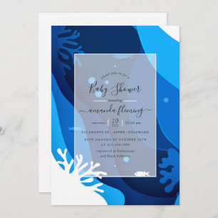 Invitación Under the Sea Nautical Baby Shower