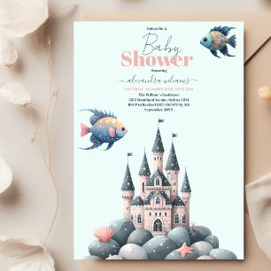 Invitación Under the Sea Ocean Animals Baby Shower