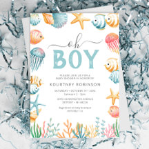 Under the Sea Oh Boy Baby Shower