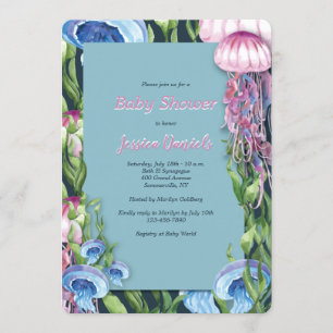 Invitación Under the Sea Watercolor Baby Shower